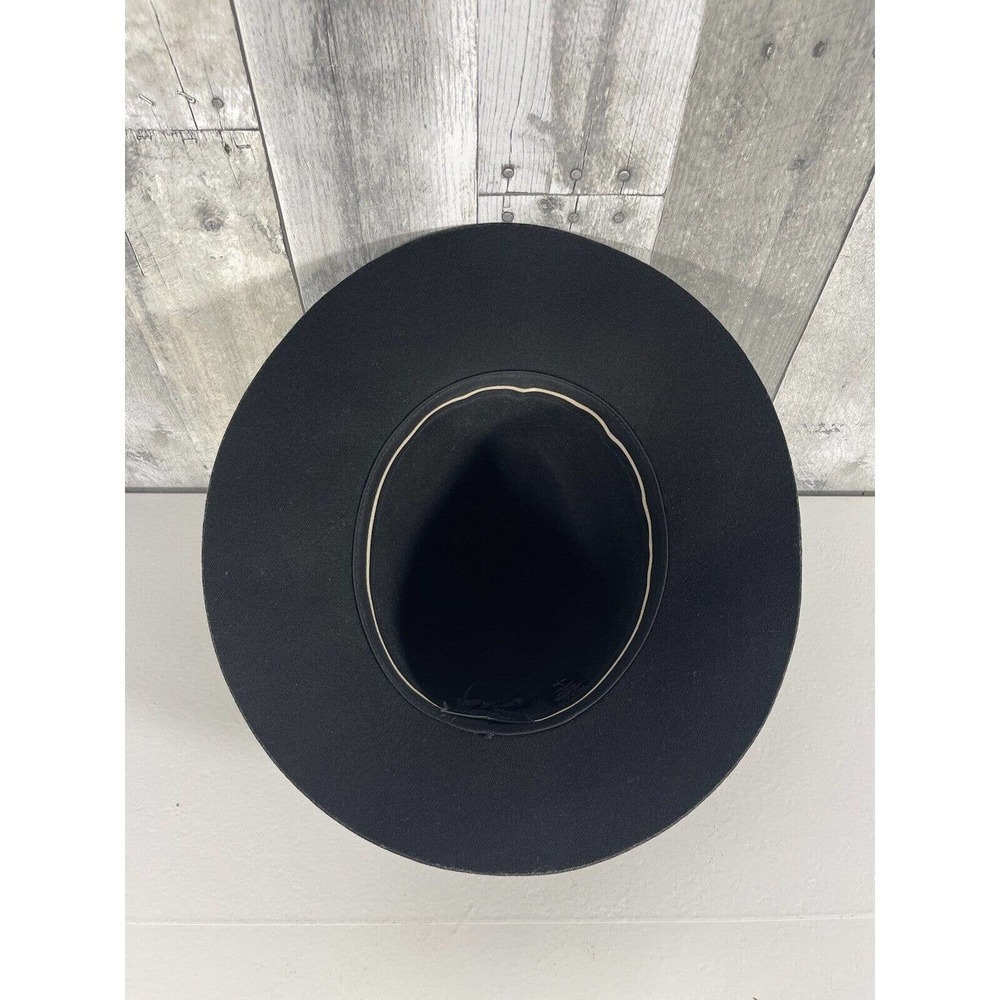 RAG & BONE Floppy Brim Wool Fedora Hat Black , Size - Medium $195 - Picture 7 of 9